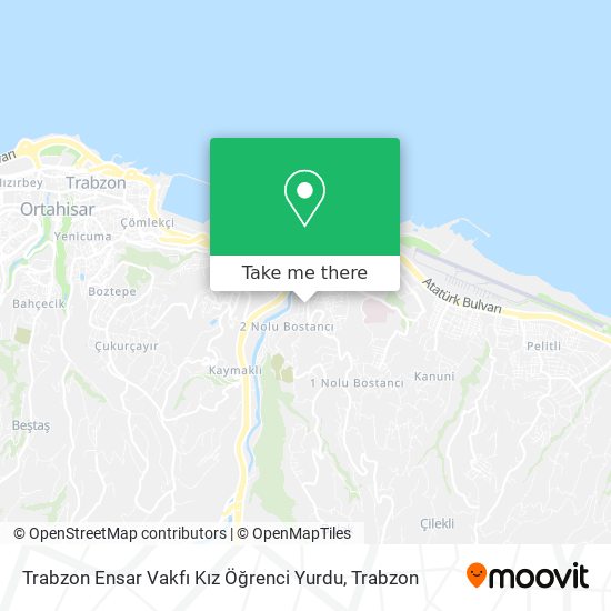 Trabzon Ensar Vakfı Kız Öğrenci Yurdu map