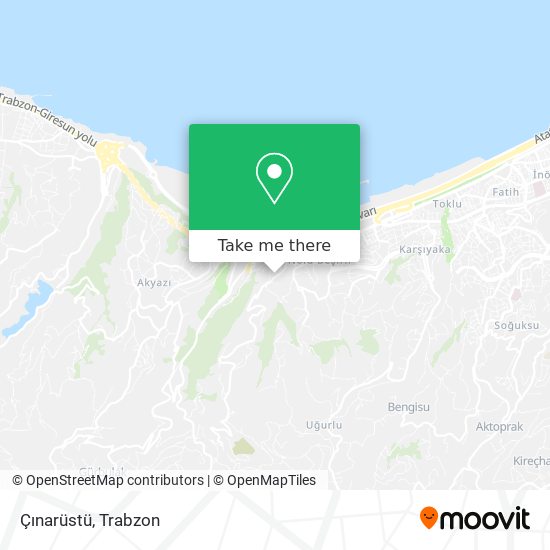 Çınarüstü map