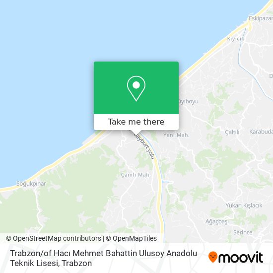 Trabzon / of Hacı Mehmet Bahattin Ulusoy Anadolu Teknik Lisesi map