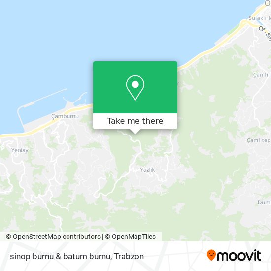 sinop burnu & batum burnu map