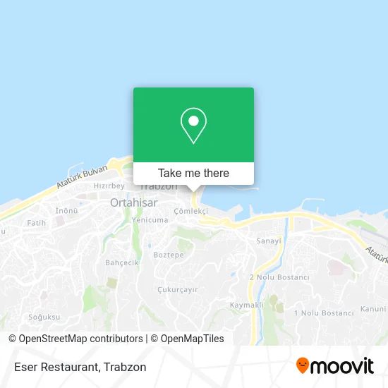 Eser Restaurant map