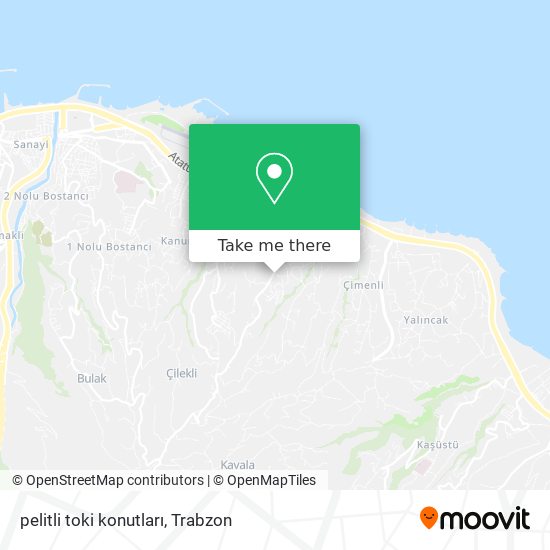 pelitli toki konutları map