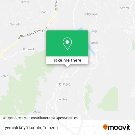 yemişli köyü kudala map