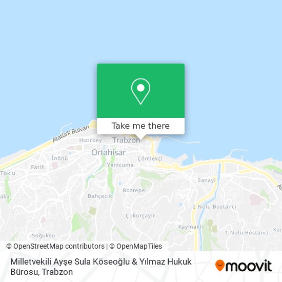 Milletvekili Ayşe Sula Köseoğlu & Yılmaz Hukuk Bürosu map