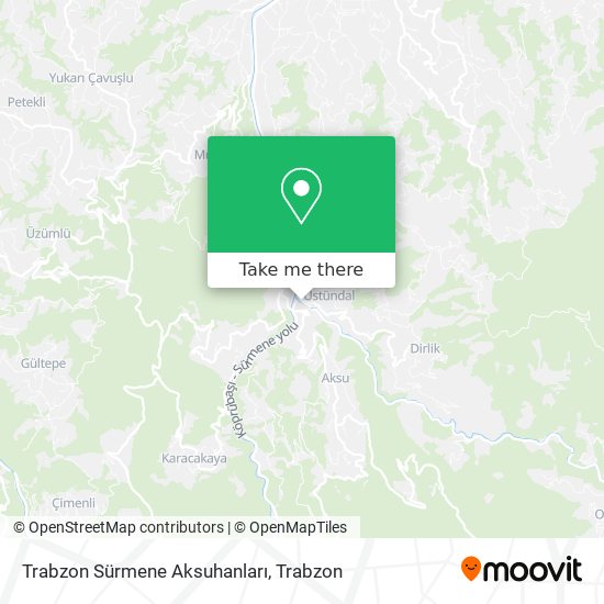 Trabzon Sürmene Aksuhanları map