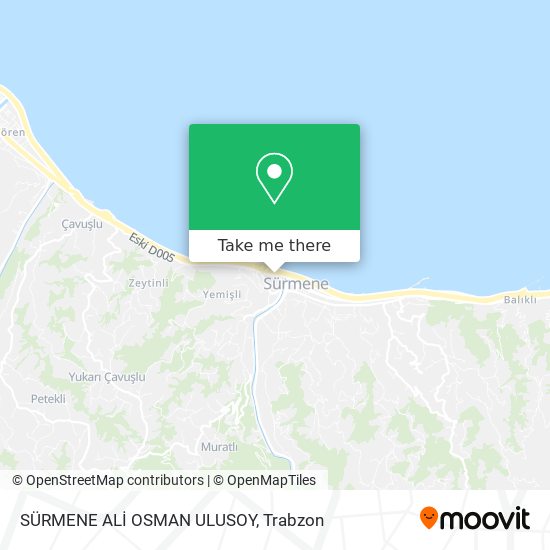 SÜRMENE ALİ OSMAN ULUSOY map