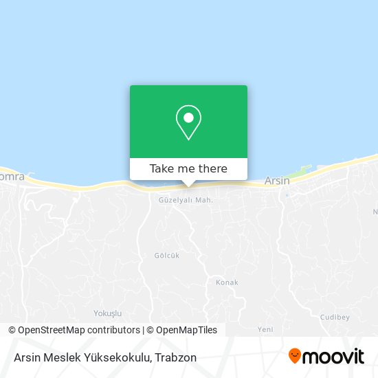 Arsin Meslek Yüksekokulu map