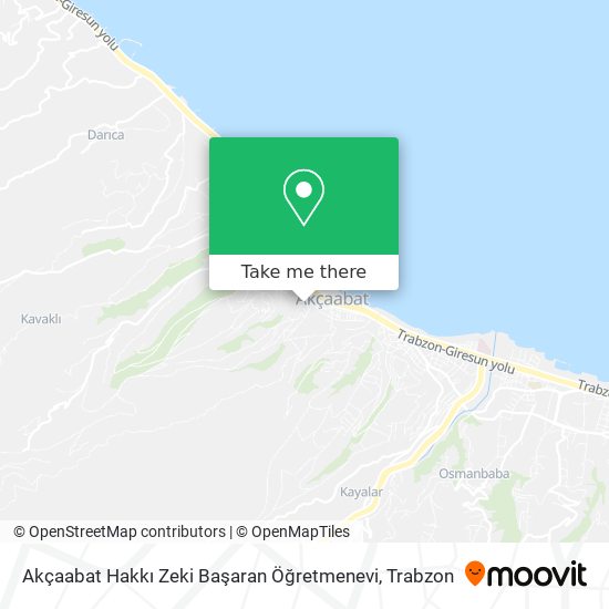 Akçaabat Hakkı Zeki Başaran Öğretmenevi map