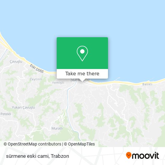 sürmene eski cami map