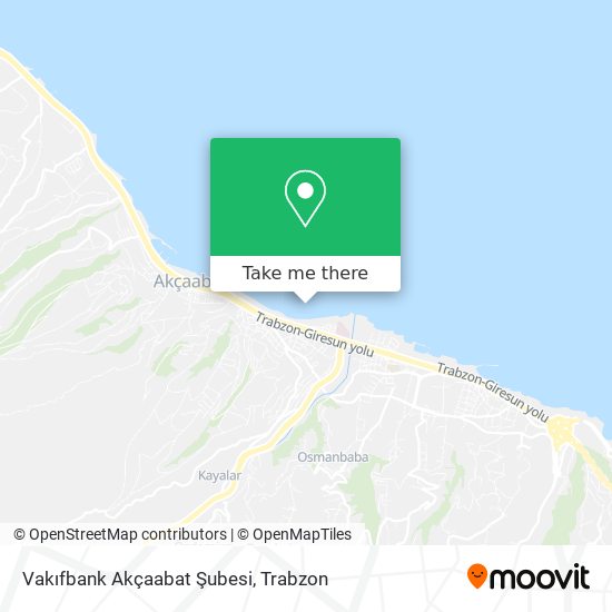 Vakıfbank Akçaabat Şubesi map