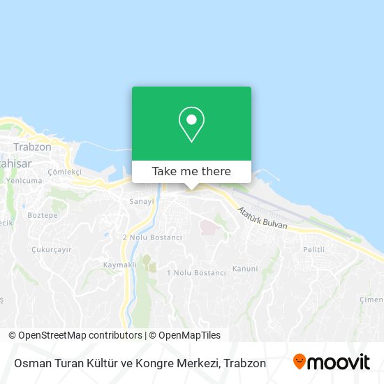 Osman Turan Kültür ve Kongre Merkezi map