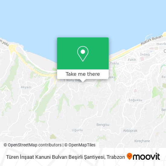 Türen İnşaat Kanuni Bulvarı Beşirli Şantiyesi map