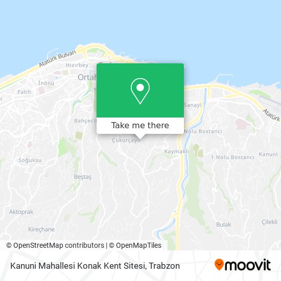 Kanuni Mahallesi Konak Kent Sitesi map