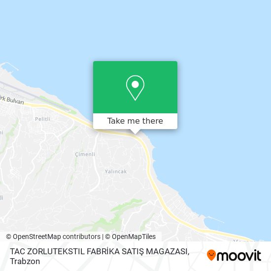 TAC ZORLUTEKSTIL FABRİKA SATIŞ MAGAZASI map