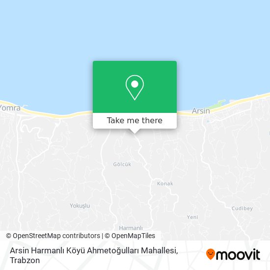 Arsin Harmanlı Köyü Ahmetoğulları Mahallesi map