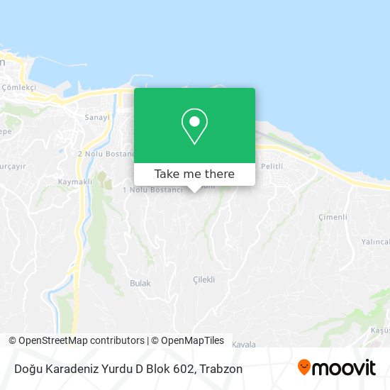 Doğu Karadeniz Yurdu D Blok 602 map