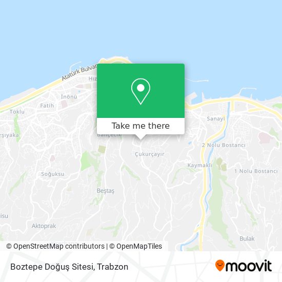 Boztepe Doğuş Sitesi map