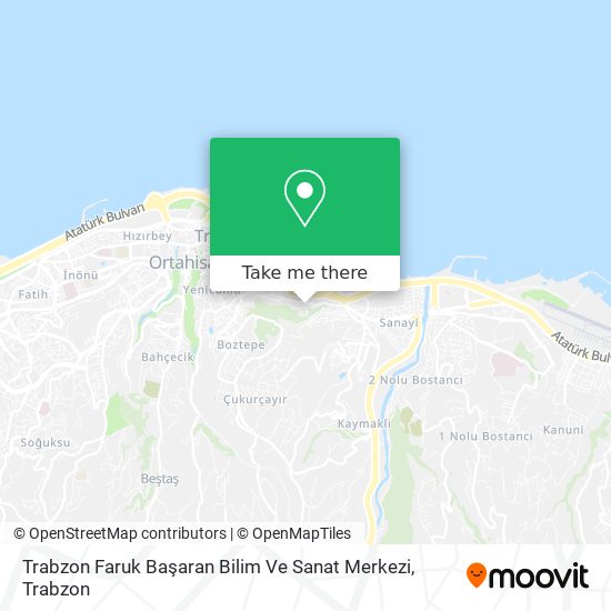 Trabzon Faruk Başaran Bilim Ve Sanat Merkezi map