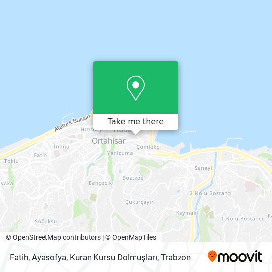 Fatih, Ayasofya, Kuran Kursu Dolmuşları map