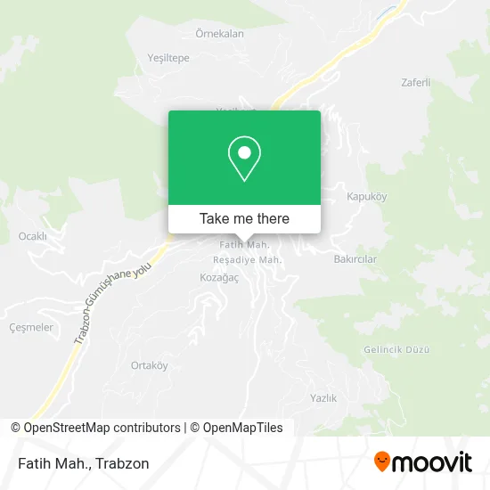 Fatih Mah. map
