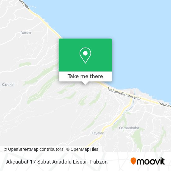 Akçaabat 17 Şubat Anadolu Lisesi map