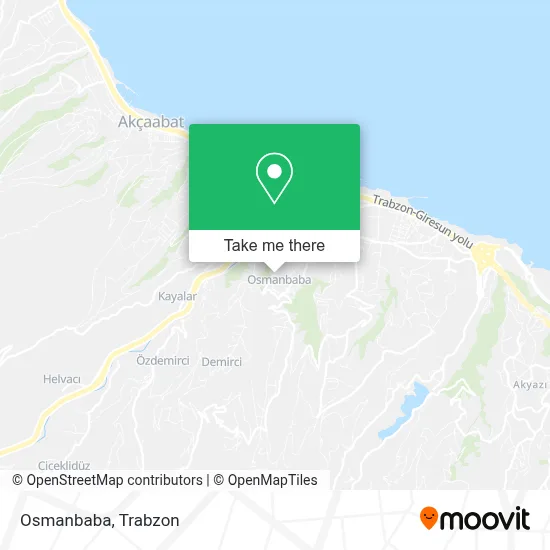 Osmanbaba map