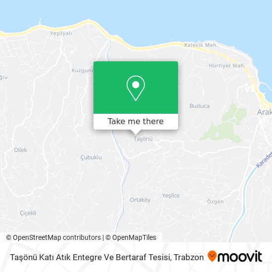 Taşönü Katı Atık Entegre Ve Bertaraf Tesisi map