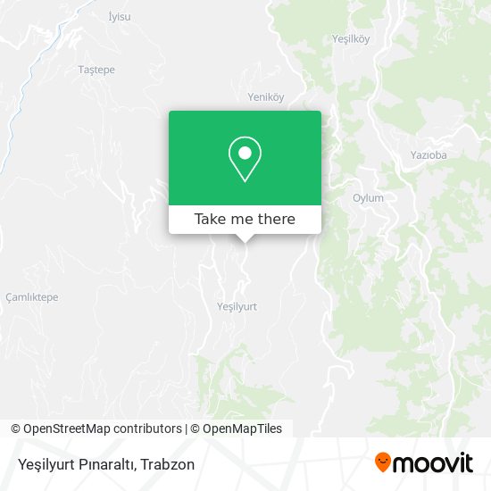 Yeşilyurt Pınaraltı map