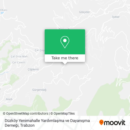 Düzköy Yenimahalle Yardımlaşma ve Dayanışma Derneği map