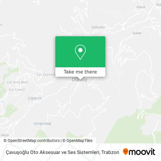 Çavuşoğlu Oto Aksesuar ve Ses Sistemleri map