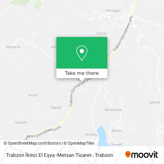 Trabzon İkinci El Eşya -Metsan Ticaret- map