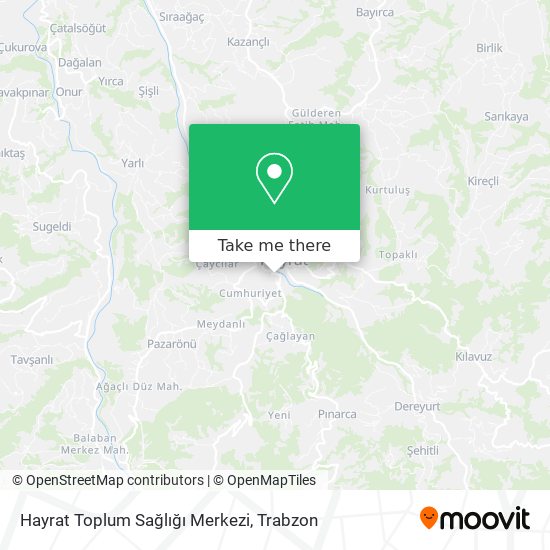Hayrat Toplum Sağlığı Merkezi map