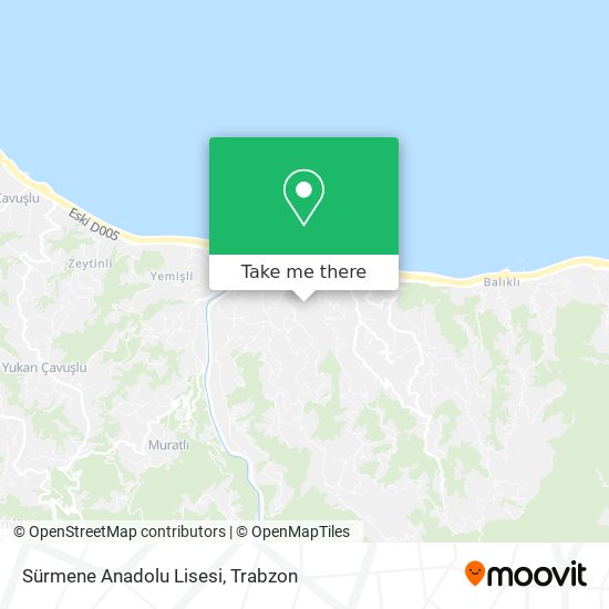 Sürmene Anadolu Lisesi map
