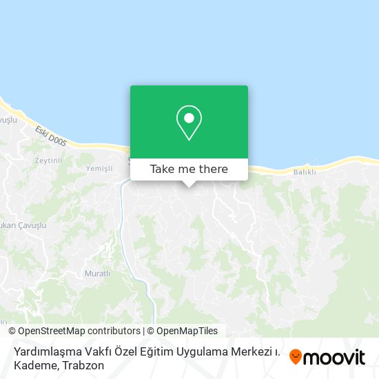 Yardımlaşma Vakfı Özel Eğitim Uygulama Merkezi ı. Kademe map