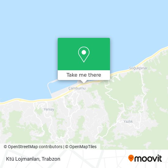 Ktü Lojmanları map