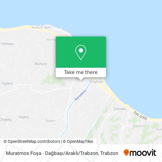 Muratmos Foşa - Dağbaşı / Araklı / Trabzon map