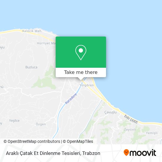 Araklı Çatak Et Dinlenme Tesisleri map