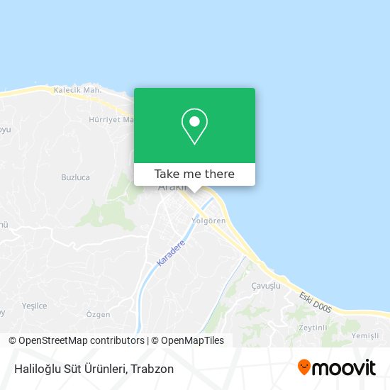 Haliloğlu Süt Ürünleri map