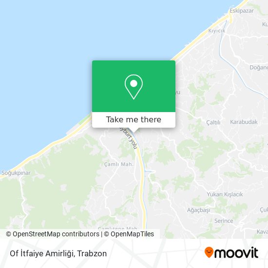 Of İtfaiye Amirliği map