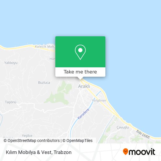 Kılım Mobılya & Vest map