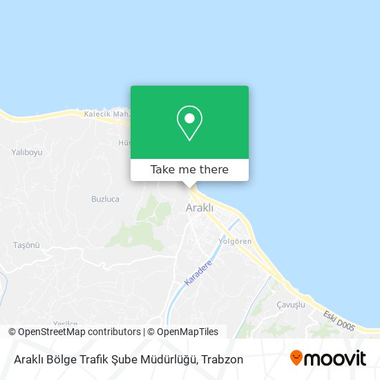 Araklı Bölge Trafik Şube Müdürlüğü map