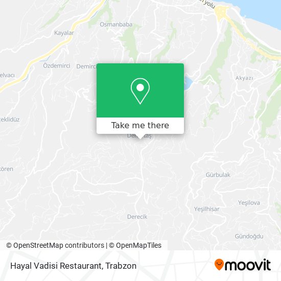 Hayal Vadisi Restaurant map
