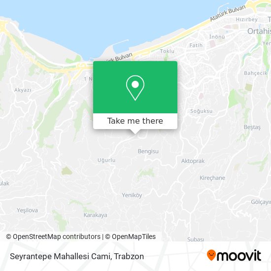 Seyrantepe Mahallesi Cami map