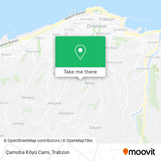 Çamoba Köyü Cami map