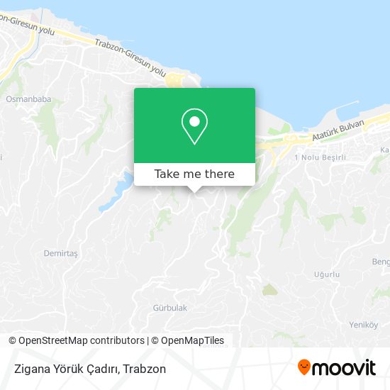 Zigana Yörük Çadırı map