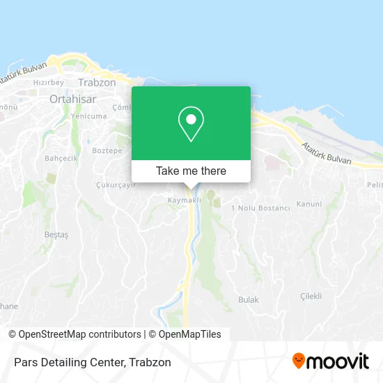 Pars Detailing Center map