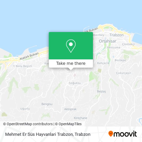 Mehmet Er Süs Hayvanlari Trabzon map