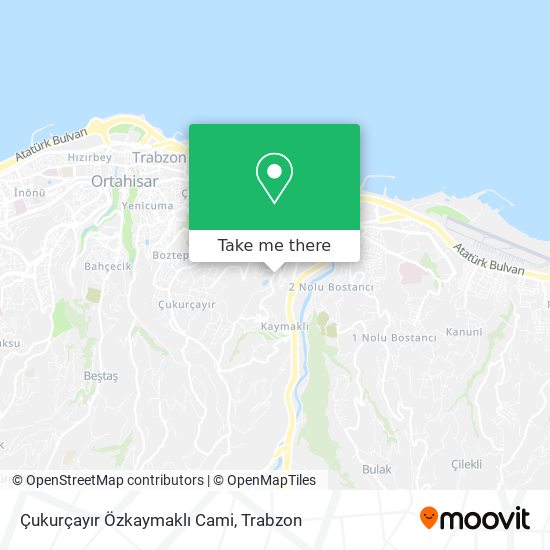 Çukurçayır Özkaymaklı Cami map
