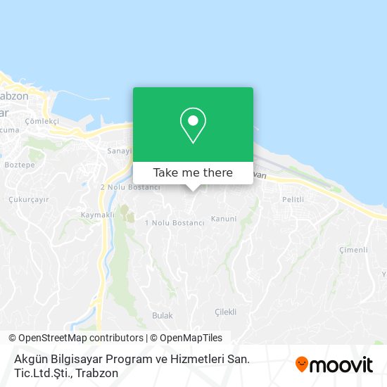 Akgün Bilgisayar Program ve Hizmetleri San. Tic.Ltd.Şti. map