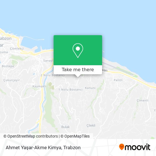 Ahmet Yaşar-Akme Kimya map